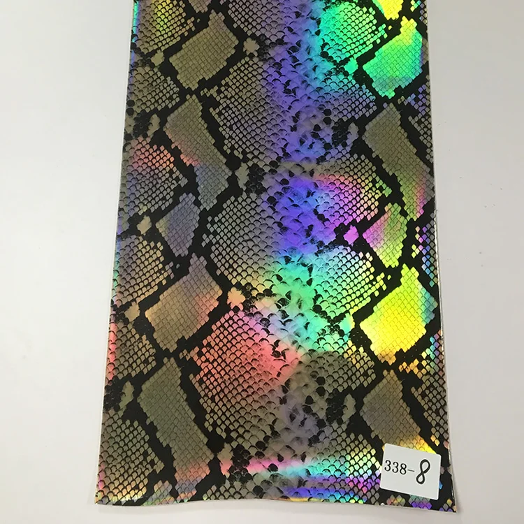 Snake Skin Printed PU Leather - Versatile & Durable Fabric