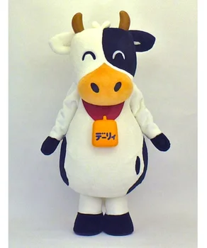 custom plush mascot costumes halloween costume plush Cow mouse raptors mascot mickey for adults