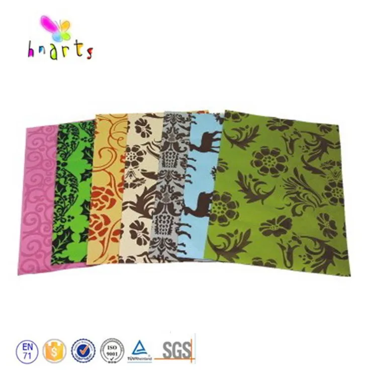 Adhesive Backed Velvet Paper A4 Size Velvet Paper With High Quality