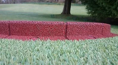 Removable Rubber Garden Edging for Border Ecofriendly