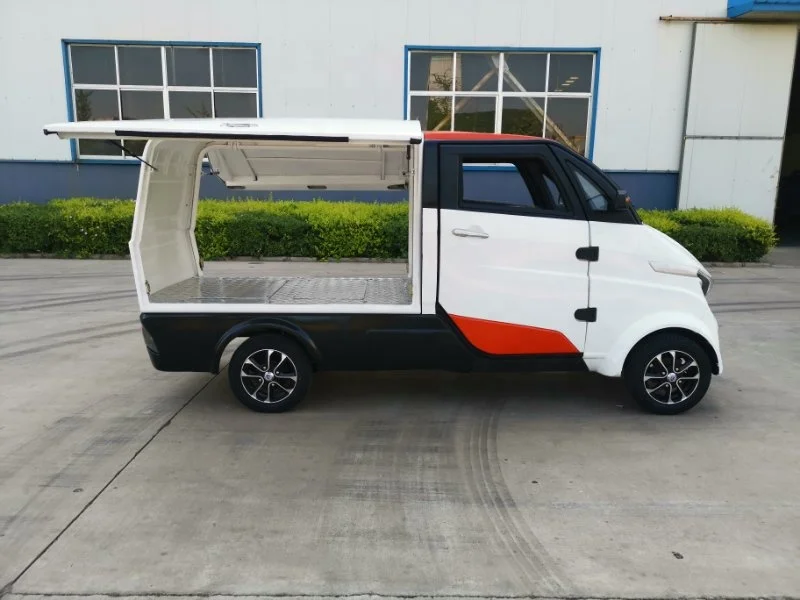 Электрический автомобиль, сертификация EEC, закрытый корпус для взрослых, 3 колеса, 4 места, Кондиционер