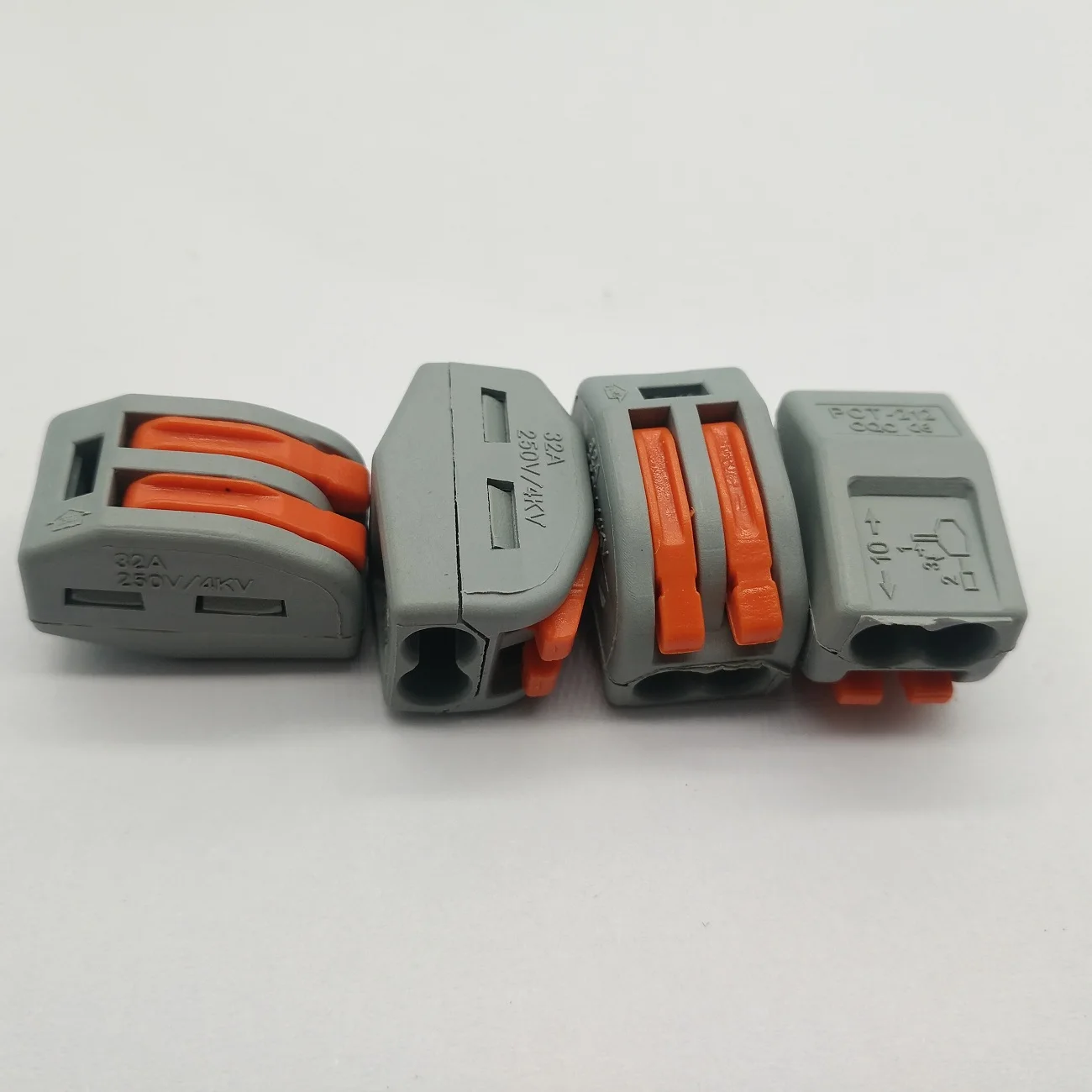 Mini Fast Wire Cable Connectors Pct212-pct218 Quick Plug In Terminal ...