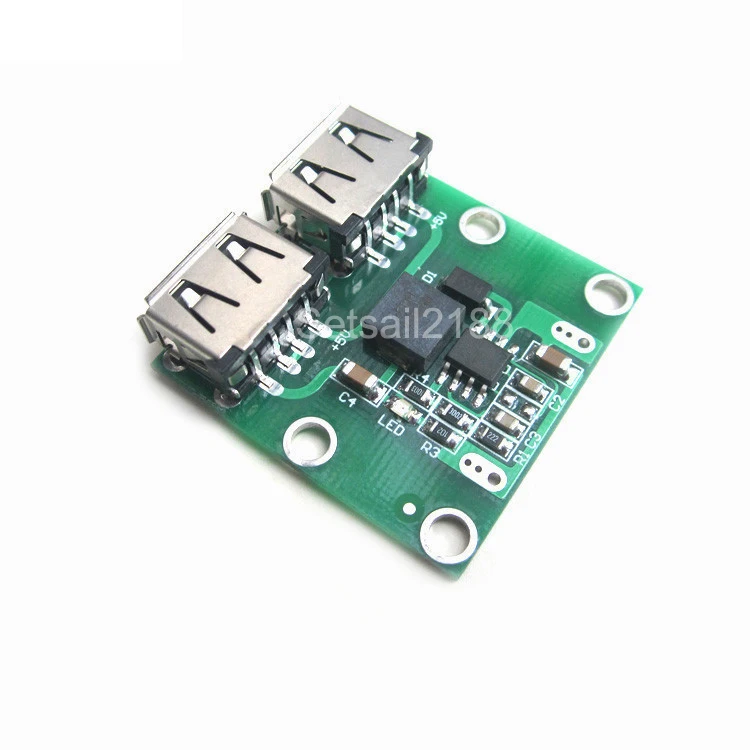 DC-DC Voltage Buck Regulator Dual USB Output 9V/12V/24V to 5V 3A DC-DC Step Down Power Charger Module DC-DC Voltage Buck Regulator Dual USB Output 9V/12V/24V to 5V 3A DC-DC Step Down Power Charger Module