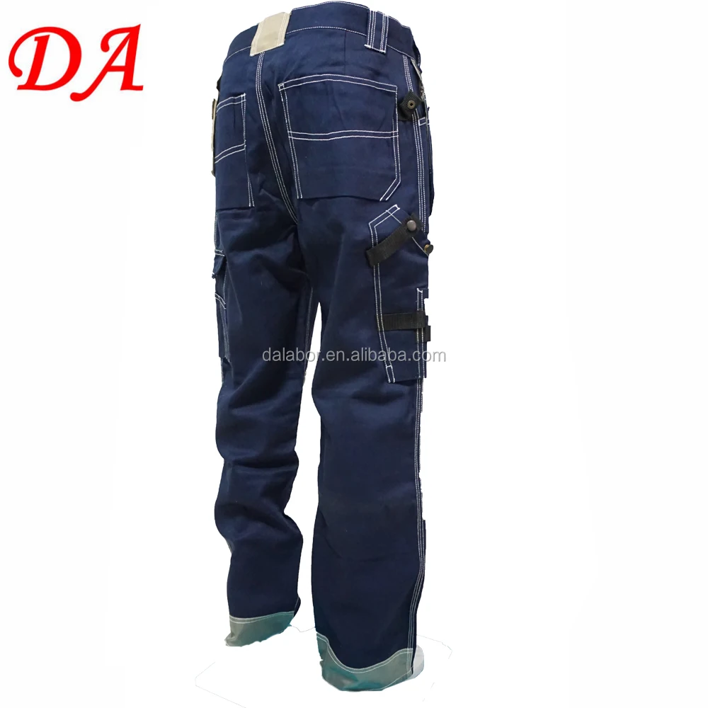 Aramid Flame Retardant Clothing Denim Durable 2020 New Style 10 Pockets Cargo Pants Carpenter Trousers