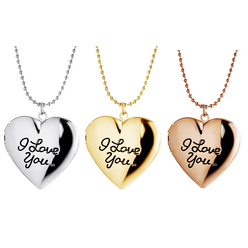 Silver Gold Color Romantic Love Heart 