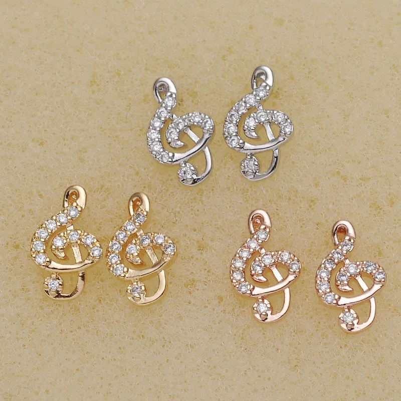 Saudi Gold Melody Shaped Anniversary Gift Stud Earring Buy Melody