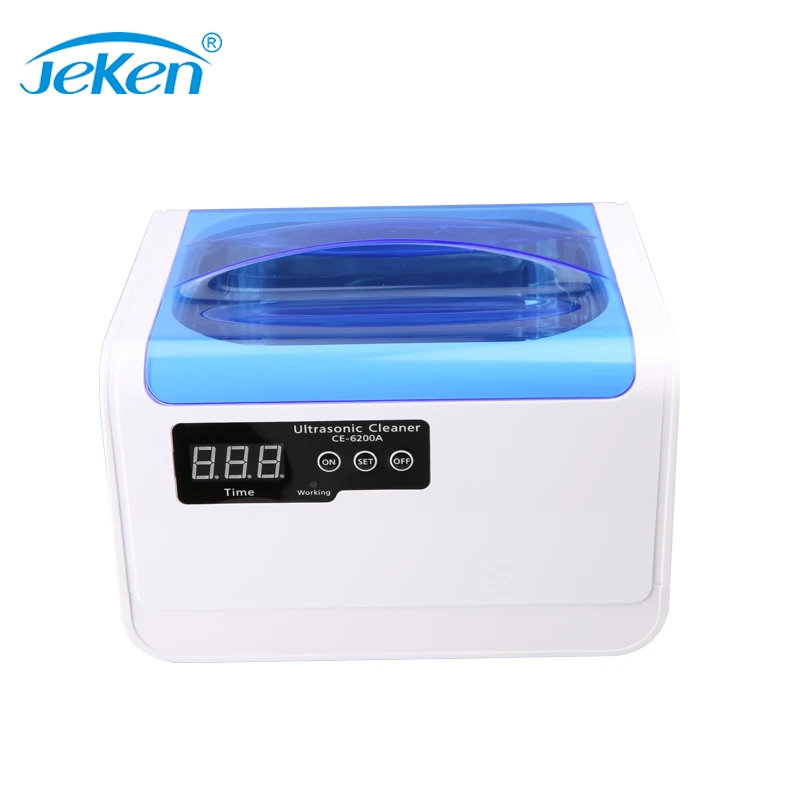 Jeken CE-6200A 1.4L Time Setting Ultrasonic Disk Cleaner for CD Cleaning