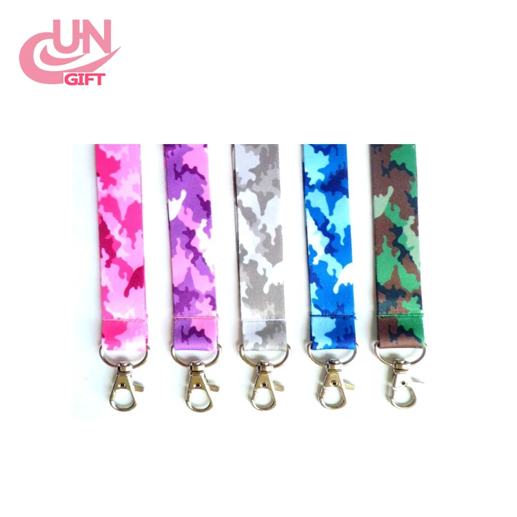 Pink Camo, Neck Lanyard for Keys