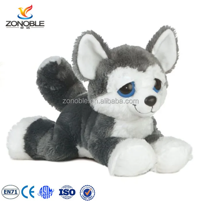 ぬいぐるみハスキーぬいぐるみ子犬人形動物のおもちゃカスタム