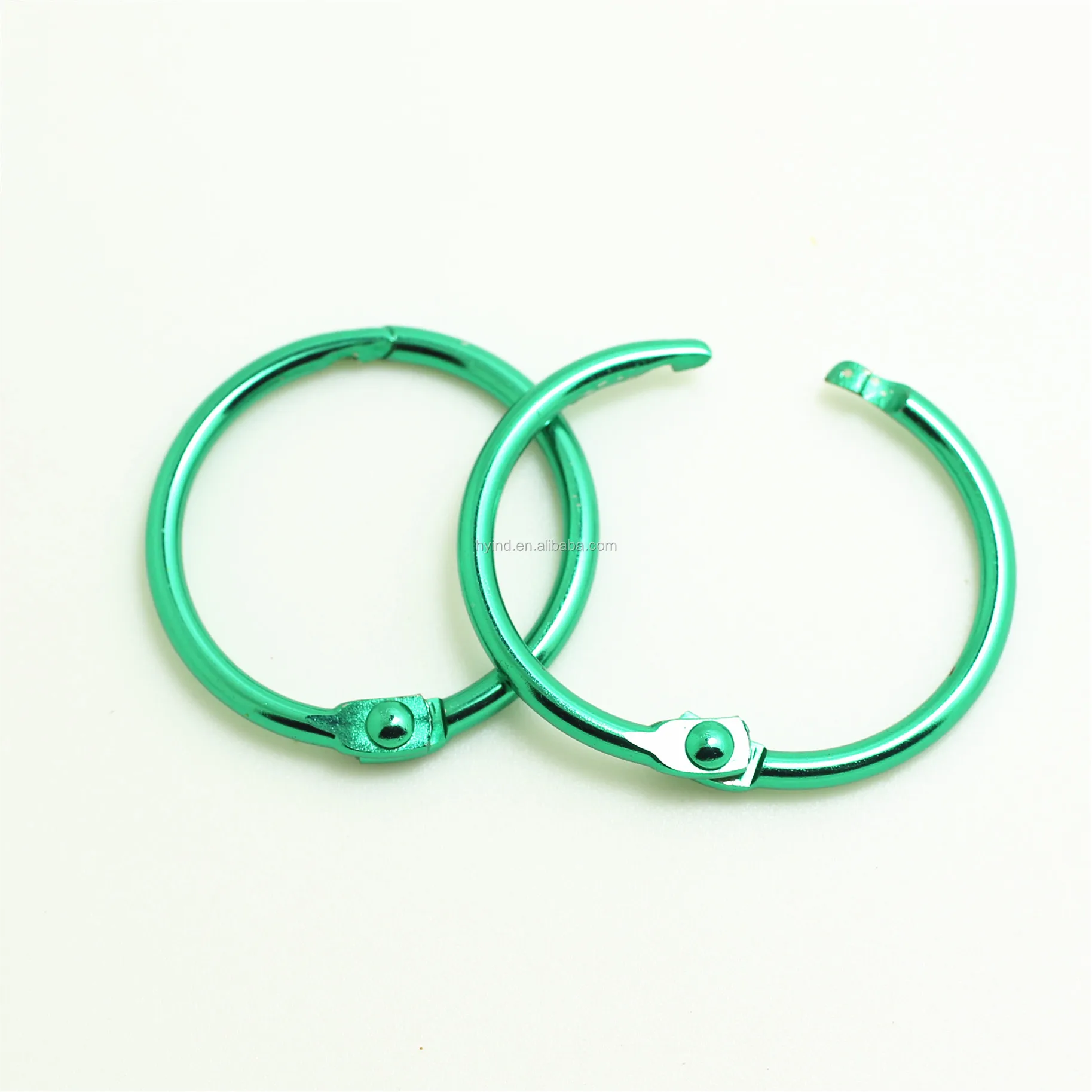 Красочные кольца-книжки 25 мм связывающие кольца зажимы зеленый синий фиолетовый желтый розовый красный