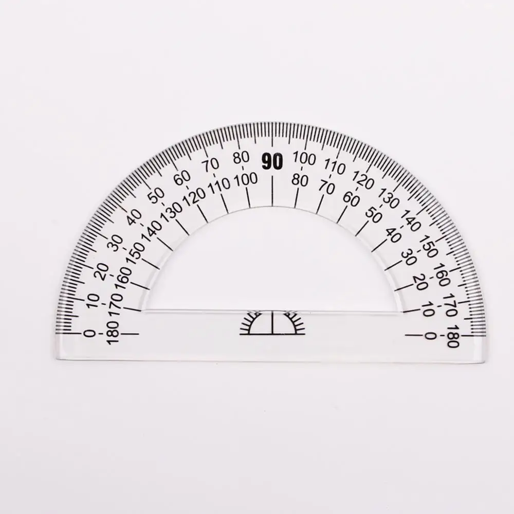 25cm Ruler Triangle 4pcs Geometric School Ruler Set