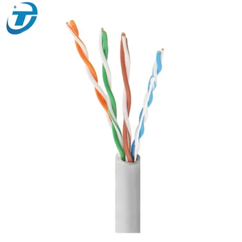 Cat5e UTPケーブル　300m 通信興業 CAT5E 単線LANケーブル (1箱300m巻き) TSUNET-350E 0.5