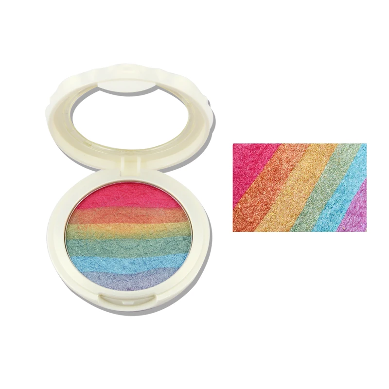 rainbow blush makeup
