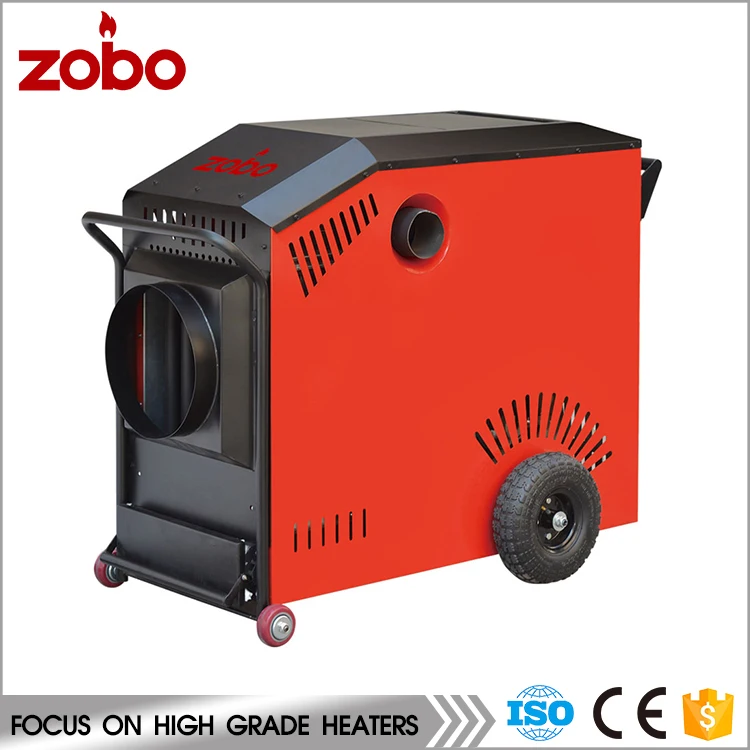 ZOBO Auto Best Sell Mobile Wood Pellet Heater with Wheels
