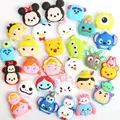 Wholsale 50pcs TSUM Mickey Minnie Elsa Anna cartoon Soft decoration accessories DIY Gadgets 20160106