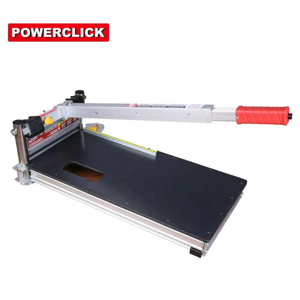 Professional Heavy Duty Laminate Flooring Cutter Mandycng Magic Polywood Flooring Handheld Cutting Home DIY Tool Contractor Flooring Hand Tool V-Support Steel 