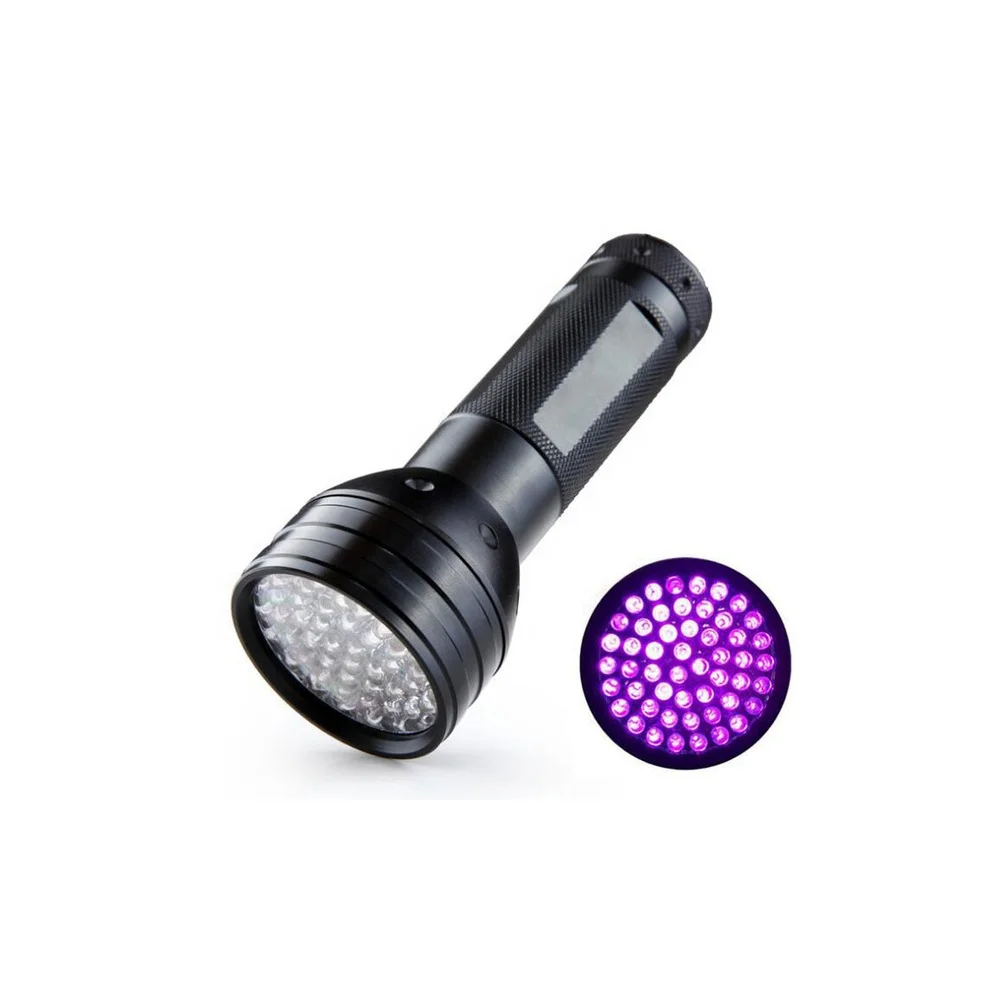 Chargeur et pile Lampe Torche de poche UV Détection Lumière Noire 395 nm