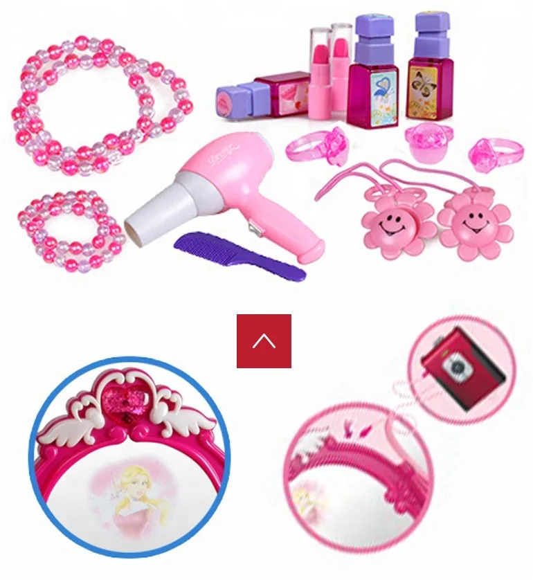 PHigh качественная игра для макияжа, игровой набор для детей, для девочек, ролевые игры, наборы для дошкольного домика с туалетным столиком, игрушка
