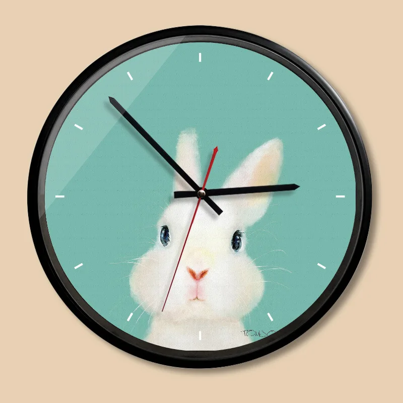 壁時計卸売在庫小注文漫画動物画像ラウンド装飾 Buy デジタル壁時計 3d壁時計 動物装飾的な壁時計 Product On Alibaba Com