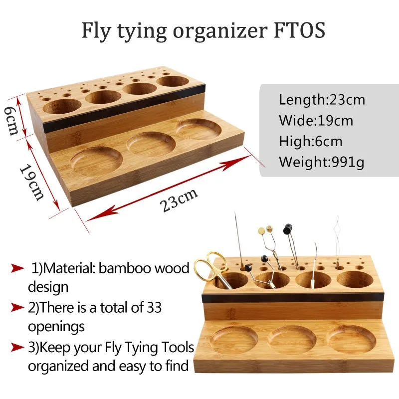Handy Fly tying tool organizer station