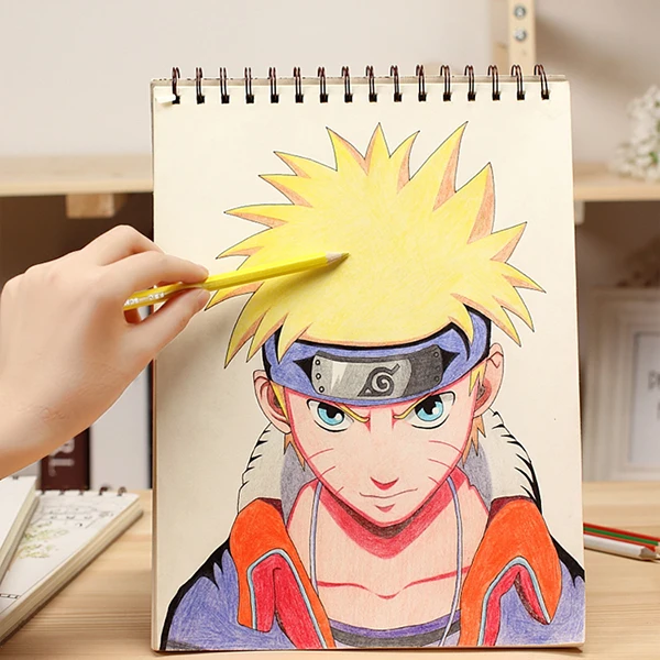 Spiralスケッチブックナルト漫画の絵ノートブック Buy コミック塗装ノート スパイラルスケッチブック Naruto ナルト スケッチブック Product On Alibaba Com