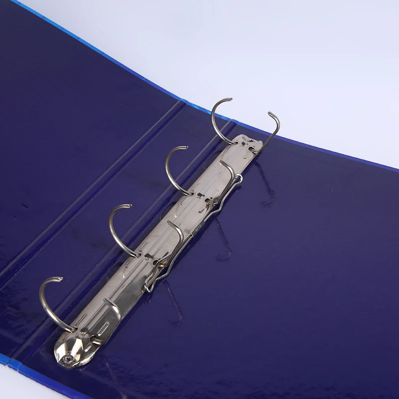 
 Бесплатный дизайн надежный поставщик A4 металлическая синяя папка с 3 кольцами  