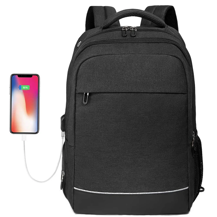 Mochila para portátil con carga por USB antirrobo mochila de viaje p 