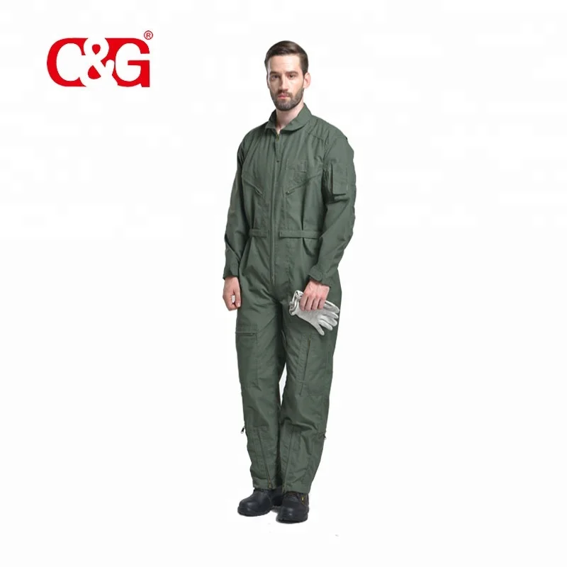 Dupont Nomex IIIA Military Flight Suit with Black, Desert, Sage Green and Royal Blue Color Permanent Protection CN;SHG C&G