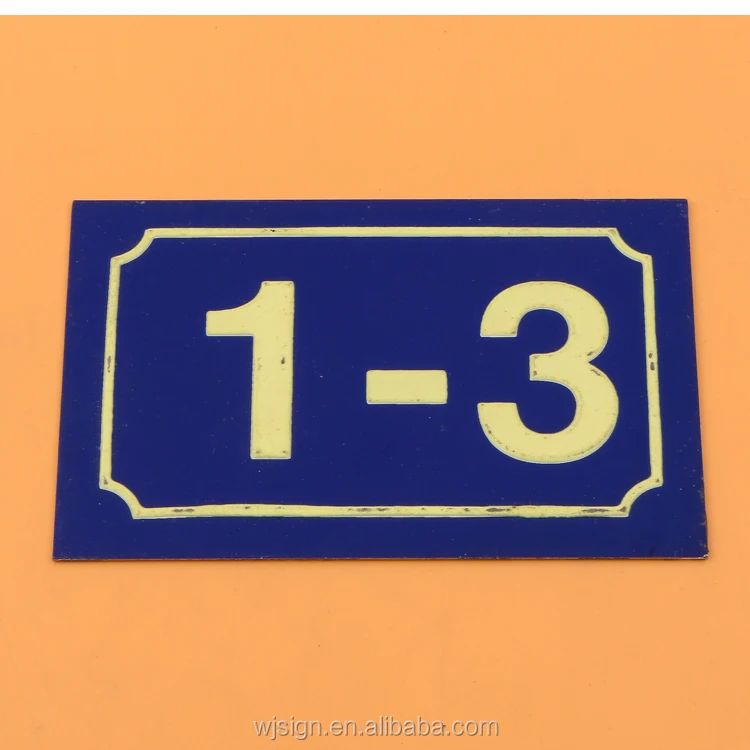 
Прямая поставка с завода: серебристая металлическая дверная табличка для номера в отеле 