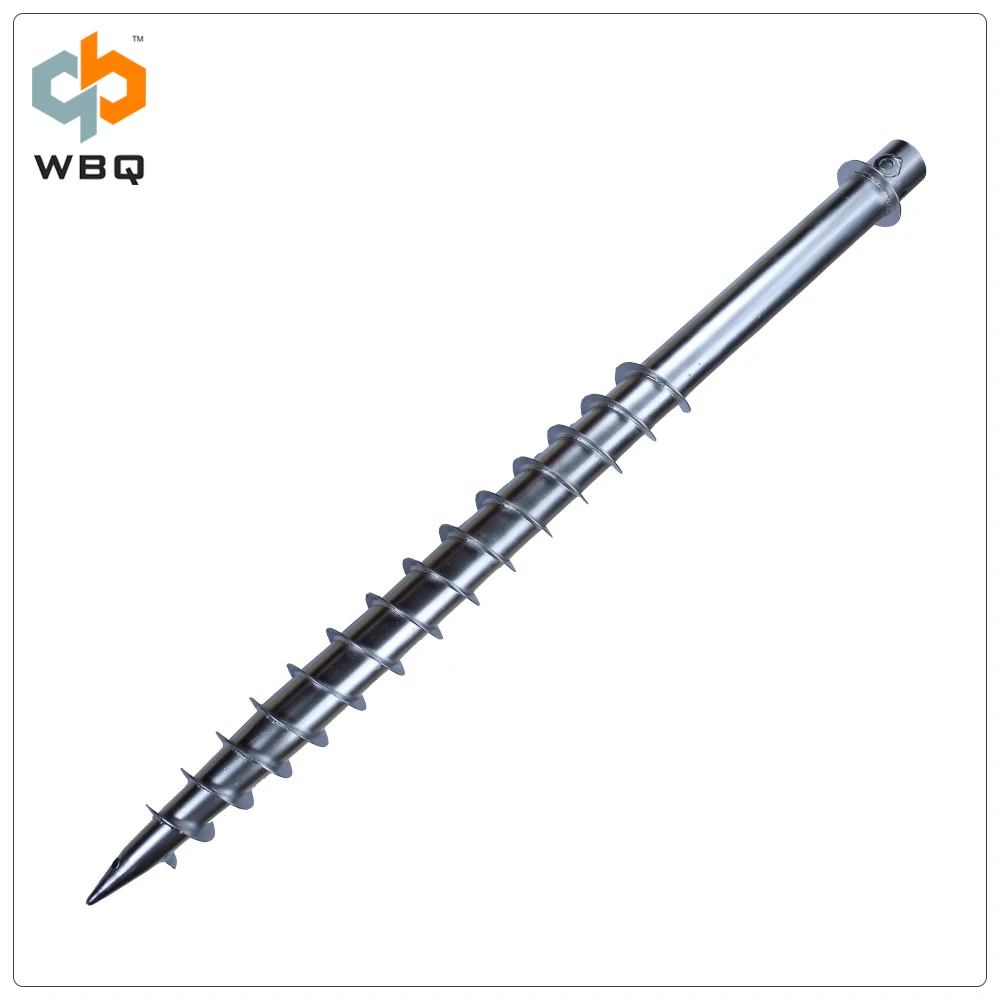 Fastener Ground Screw Anchor for Fence