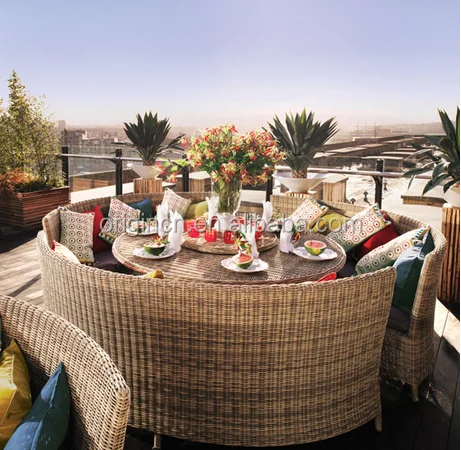 Origin ORD-1499C Outdoor Dining Set, Rattan