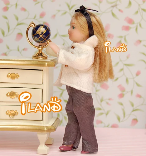 Миниатюрная фарфоровая кукла iland 1/12, миниатюрная модель для людей/модель, фигурка светлой девушки PP003C