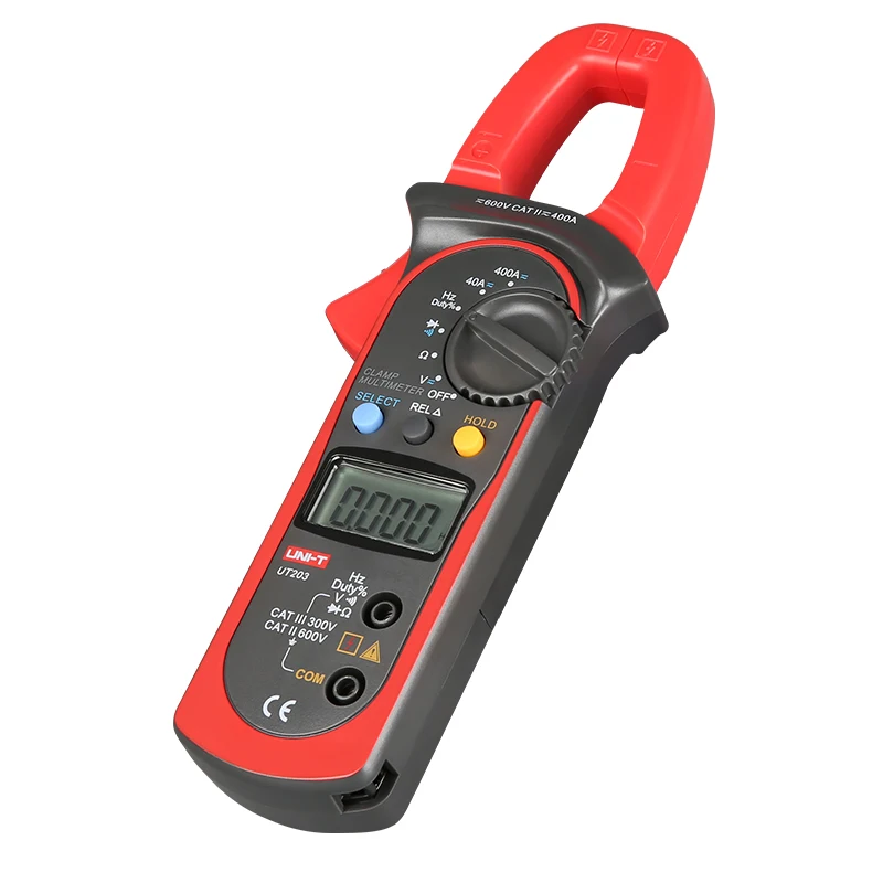 UNI-T UT203 ac dc  Digital Clamp Meter Digital Earth Resistance Clamp Tester Auto Range Clamp Multimeter