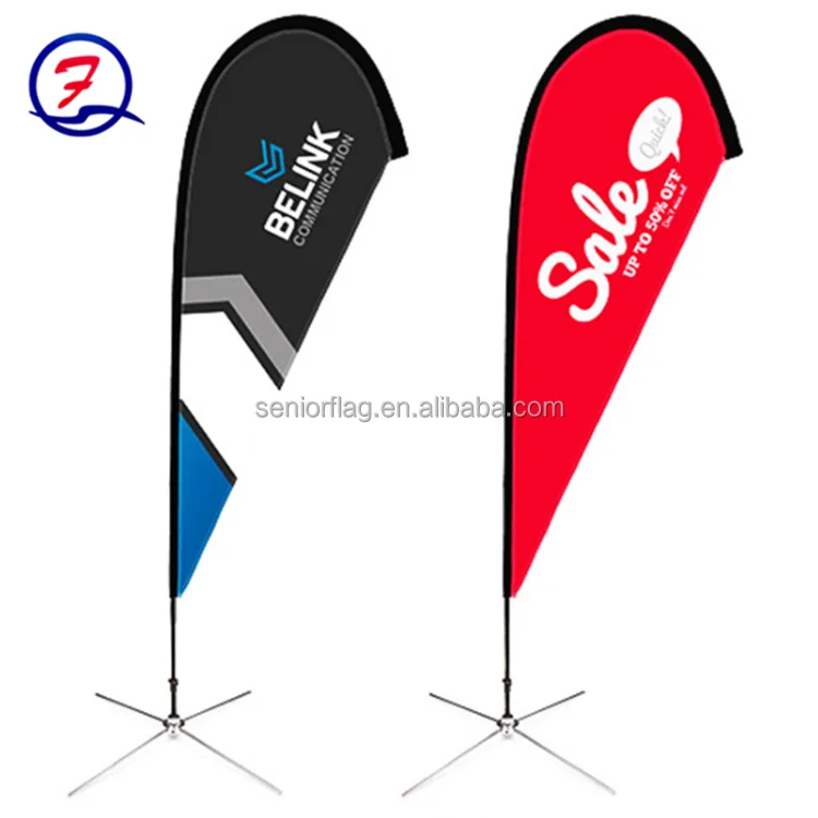 Durable Wind Dancer Beach Flag With Stand