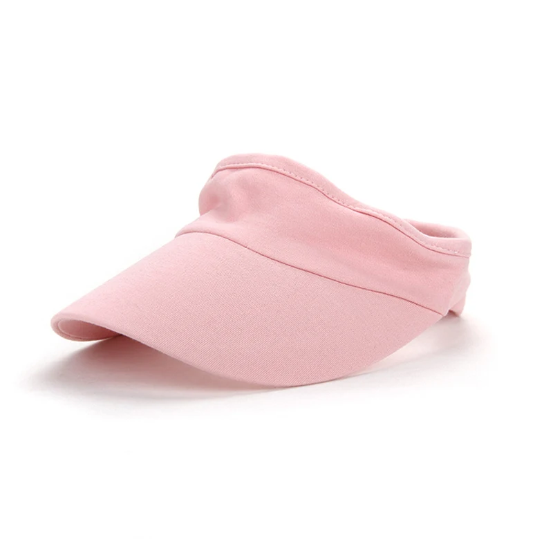 Breathable gorras summer elastic sun visor cap sports golf cap hat custom logo soft visor for cap