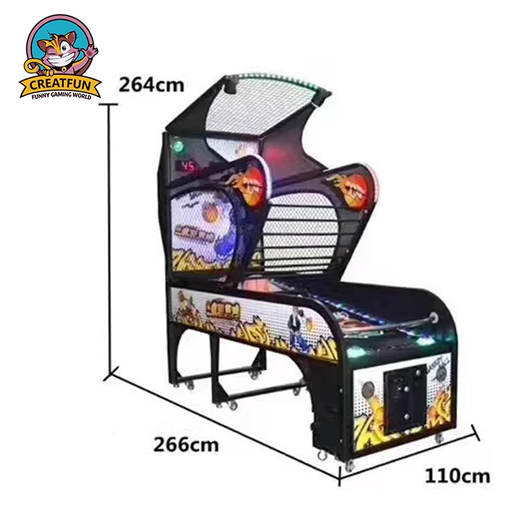 
Комнатный развлекательный центр, монетный электронный аркадный уличный баскетбольный Аркадный Игровой Автомат 