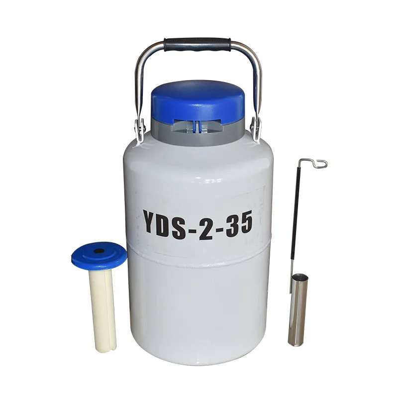 Factory Supply Cryogenic Tank 100l Liquid Nitrogen Dewar With 6 Pcs