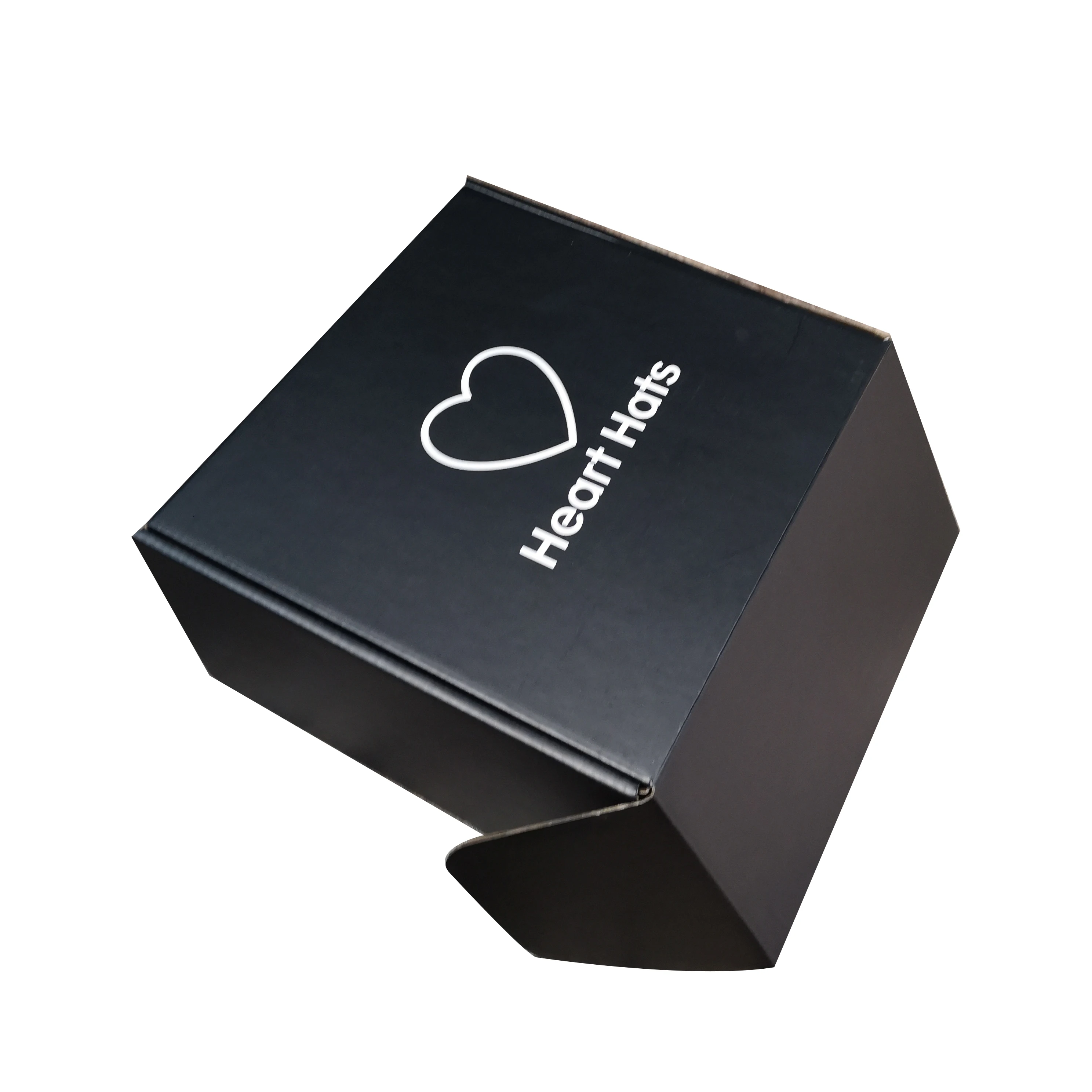 
Роскошный Жесткий простой черный косметический макияж для ресниц, гофрированный картон, бумажная почтовая коробка 