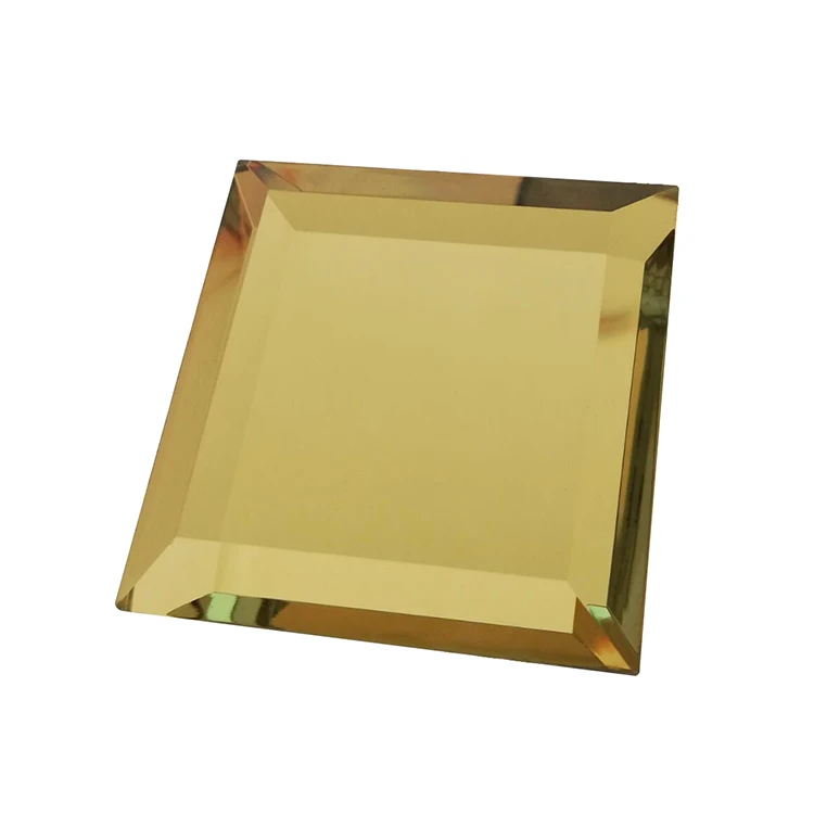 
8 мм толщиной алмазной формы кирпичная зеркальная Золотая настенная мозаичная плитка 