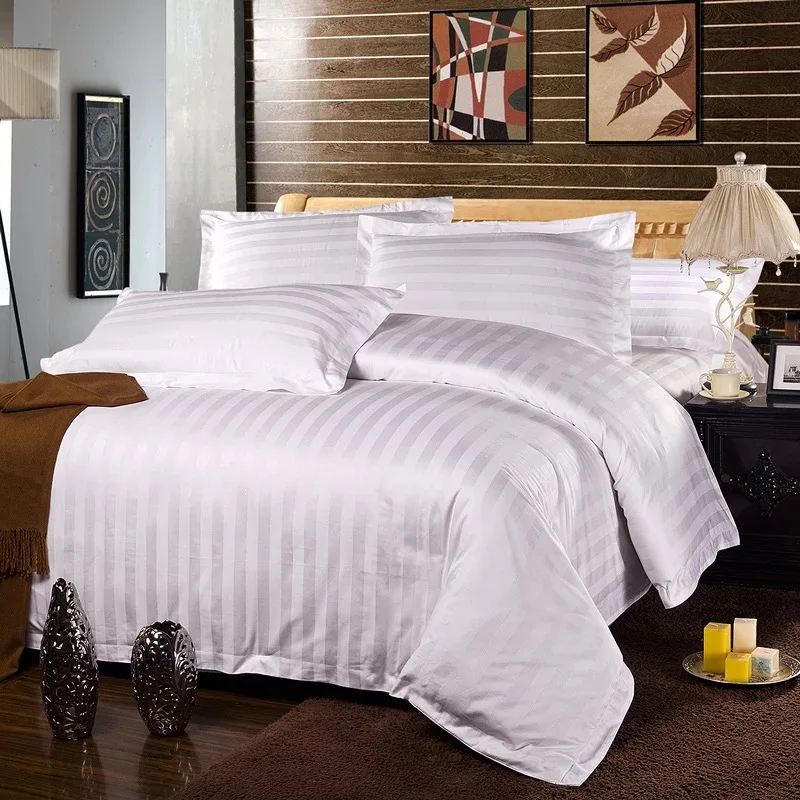 
40*40S 200TC 100% cotton top selling quilt cover for Hilton with competitive price 