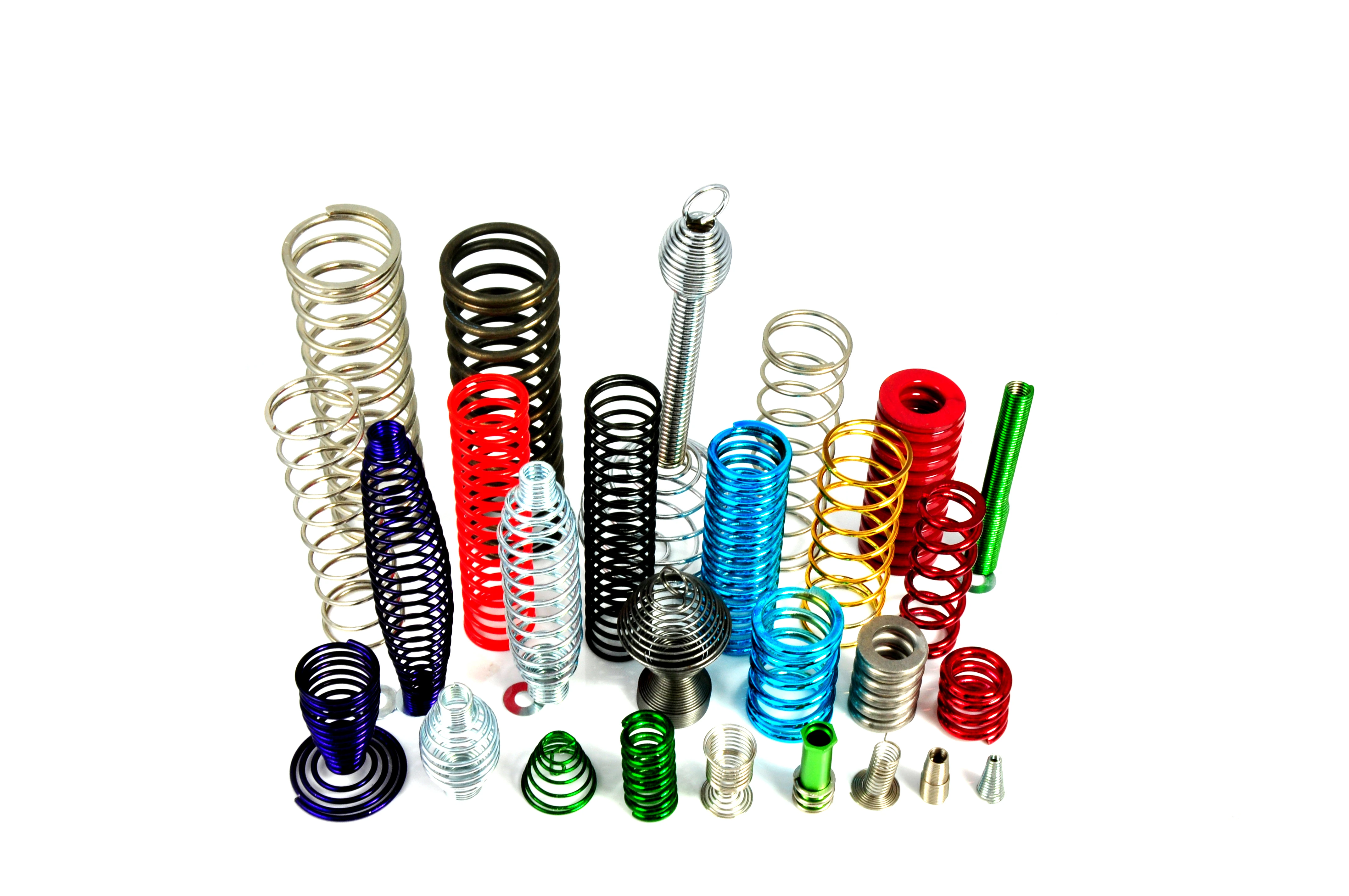 
 Компрессионная пружина амортизации велосипеда из углеродистой стали с черным покрытием  