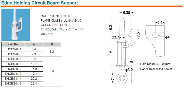 Pcb Support Rods Edge Holding Pcb Support Spacer for Flexible Circuit Boards - Natural ...