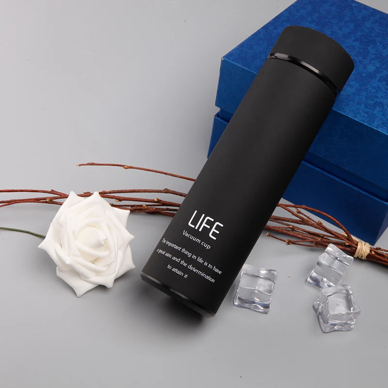 17oz/500 мл мягкий на ощупь пальто чайная кружка термос чашка с двойными стенками изолированный термос из нержавеющей стали на заказ бутылка для воды