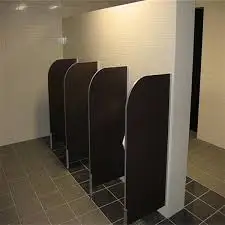 Brand New Brikley Modern Design Phenolic HPL 12mm Thick Eco-Friendly Compact Hotel Use Toilet Cubicle Partition Aluminium SS304