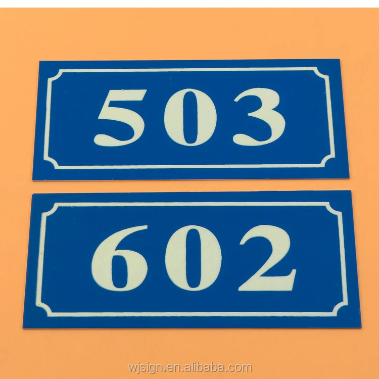 
Прямая поставка с завода: серебристая металлическая дверная табличка для номера в отеле 