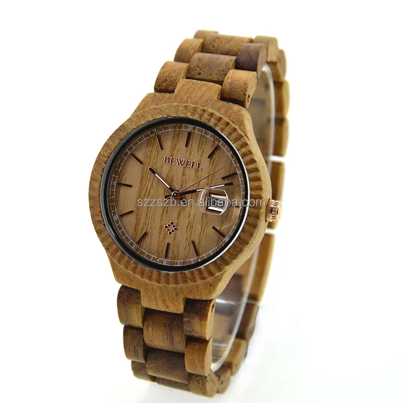 teak wood watch