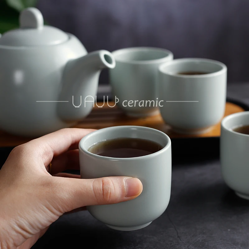 FENN home goods 150ml ceramic small tea cups / tea cup without handle reusable cup of coffee custom wholesale