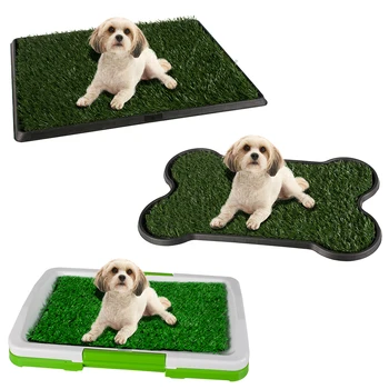 wholesale manufacturer trainer plastic carrier portable dog toilet tray puppy potty