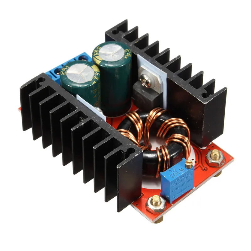 DC-DC 150W Boost Converter 6A 10-32V to 12-35V Step-Up Voltage Power Supply