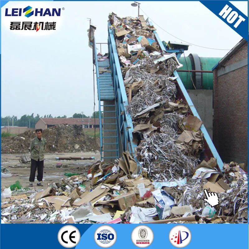 Waste Paper Recycling Machine Slat Conveyor Belt